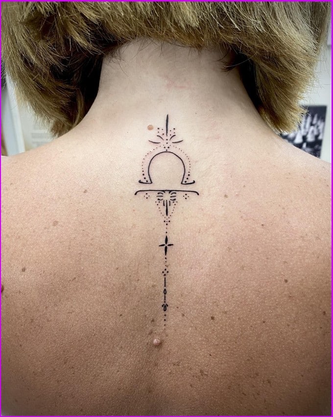 libra tattoos for women