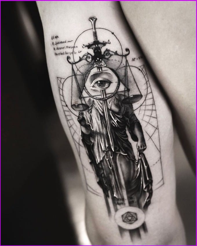 tattoos of libra signs