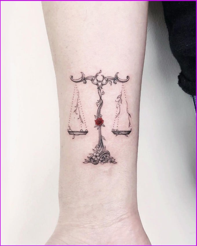 tattoo ideas for libra