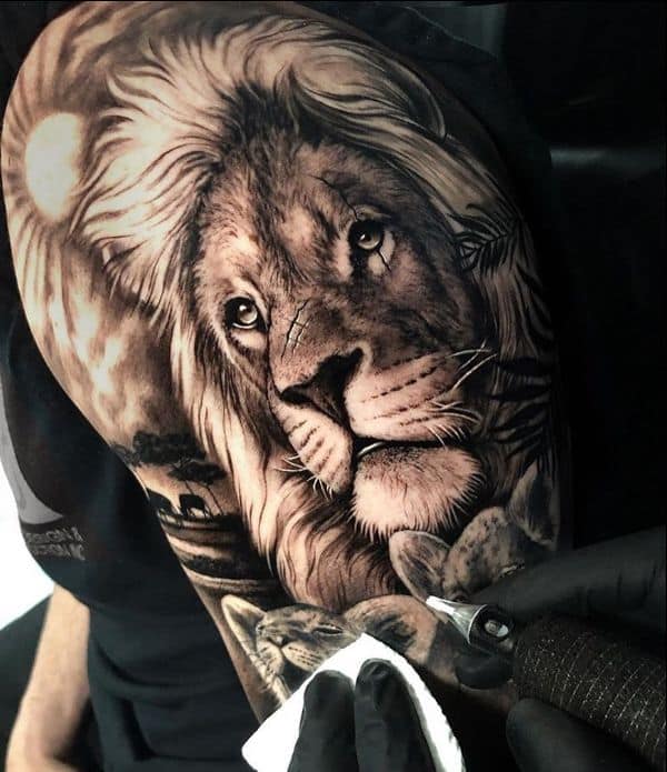 lion tattoos for men