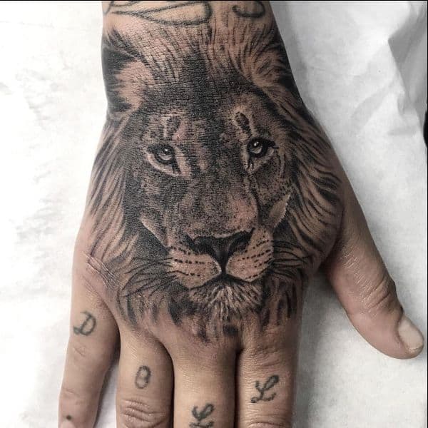 cool lion tattoos