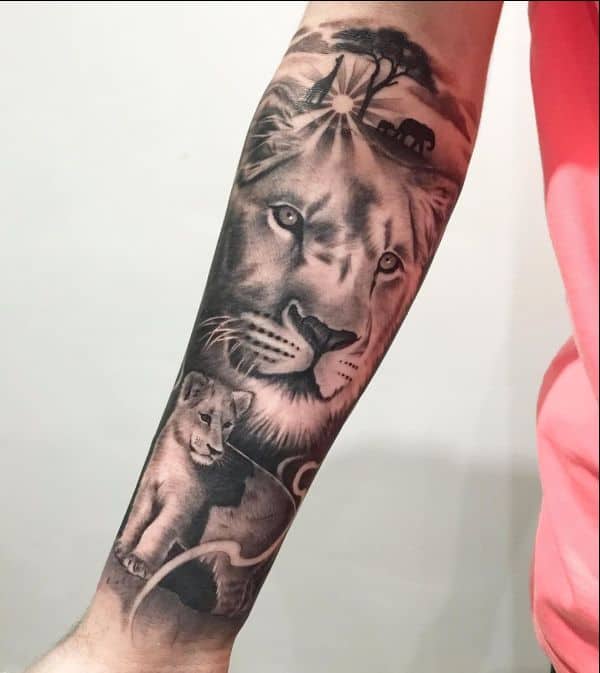 lion king tattoo