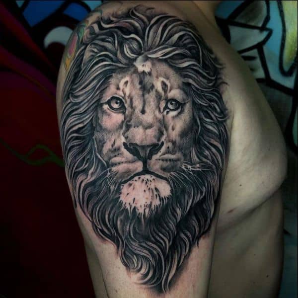  lion head tattoos designs