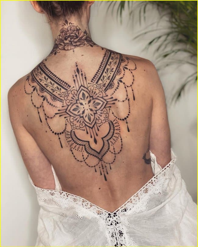 earthy mandala tattoos