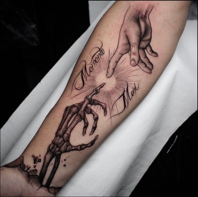 memento mori amor fati tattoo