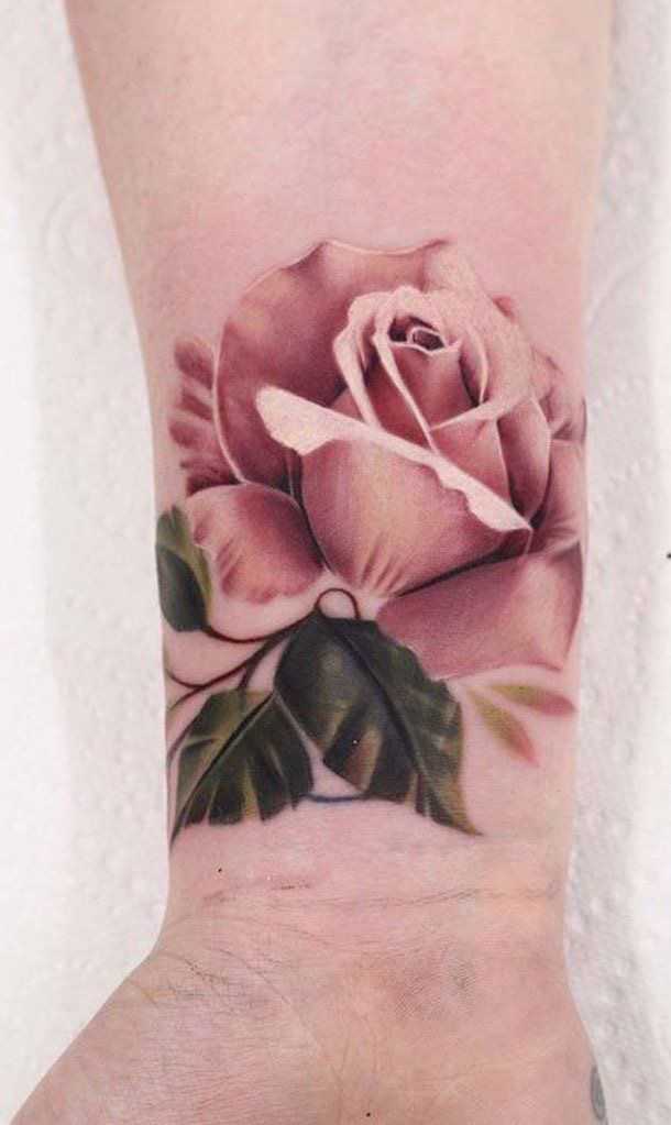 beautiful rose tattoos