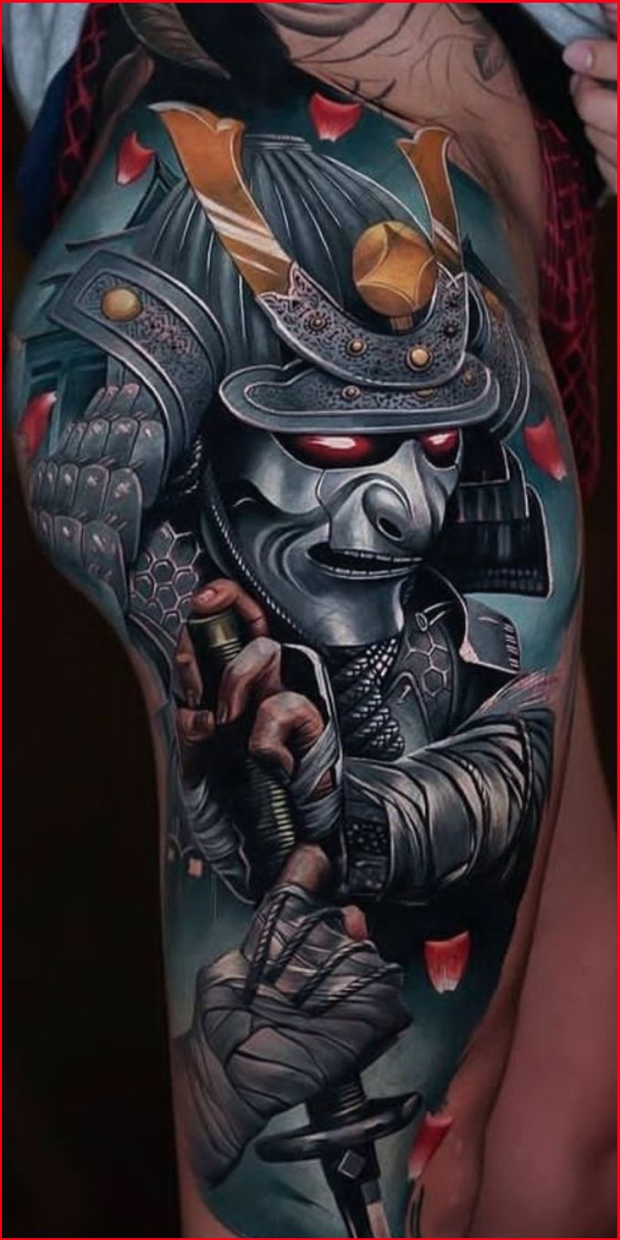 traditional samurai tattoos