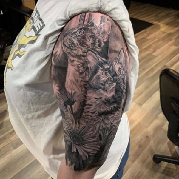 funny cat tattoos