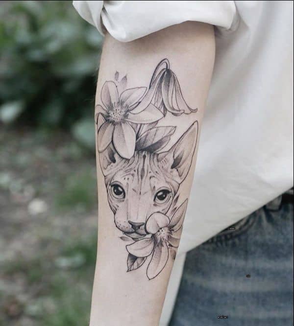 cat paw print tattoos