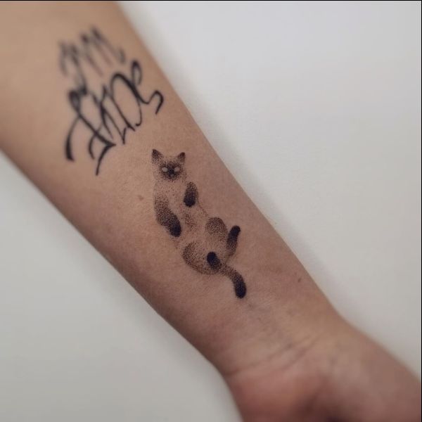 small cat tattoos
