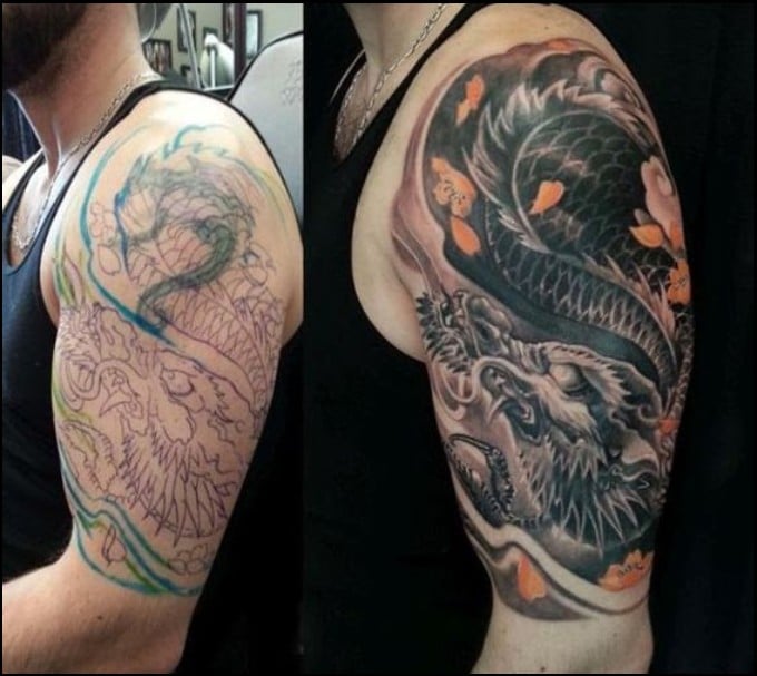 tribal tattoo cover up ideas