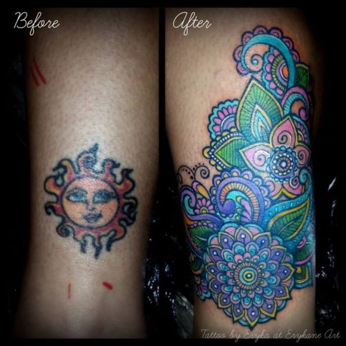 arm cover up tattoos 