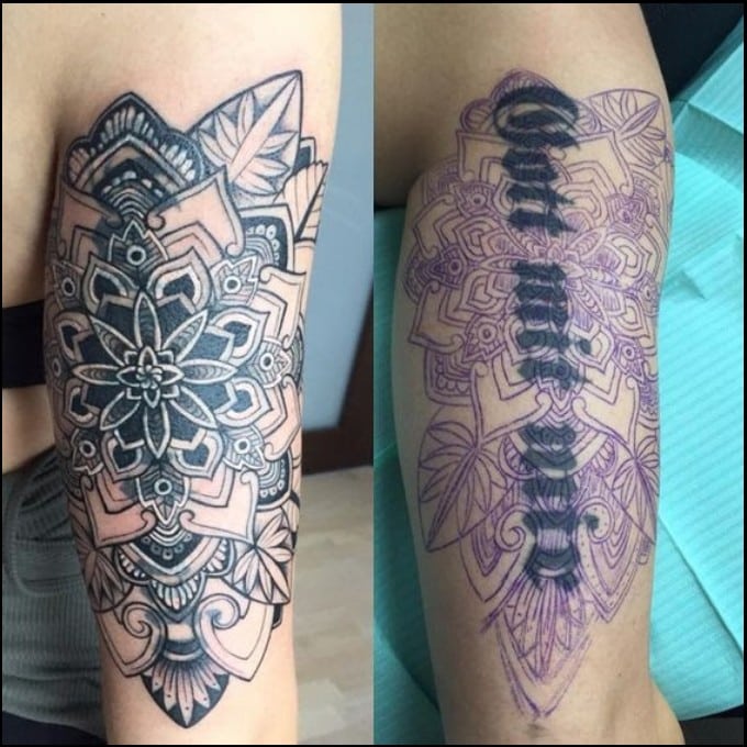 stretch mark tattoo cover up 