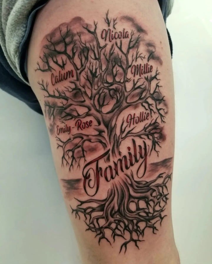 family tree tattoo