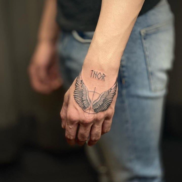 hand tattoos for men