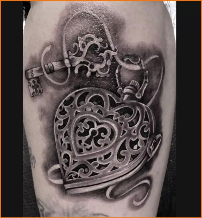 lock and key tattoo meaning