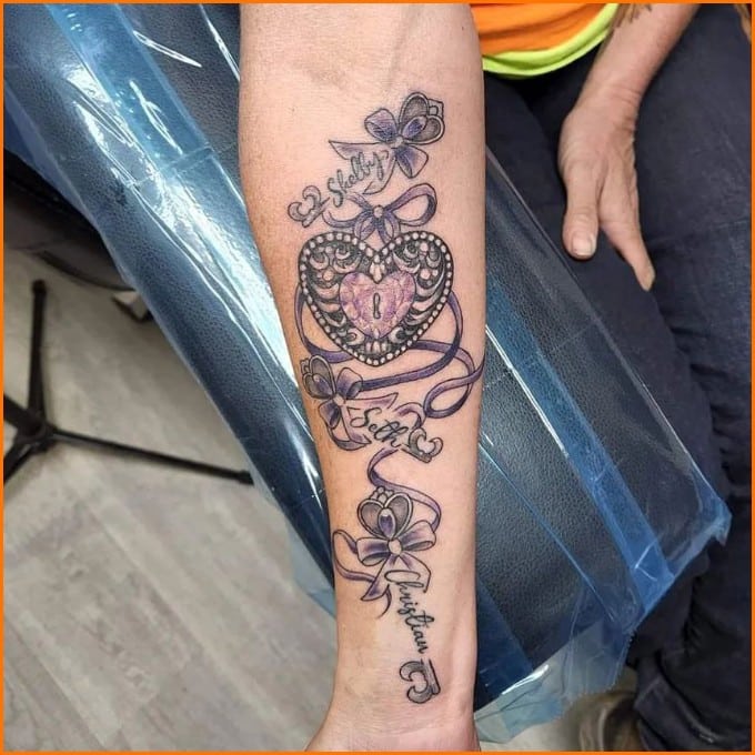 padlock and key tattoo designs