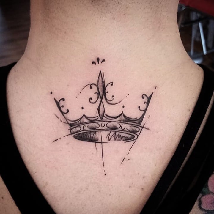 Queen Crown Tattoo