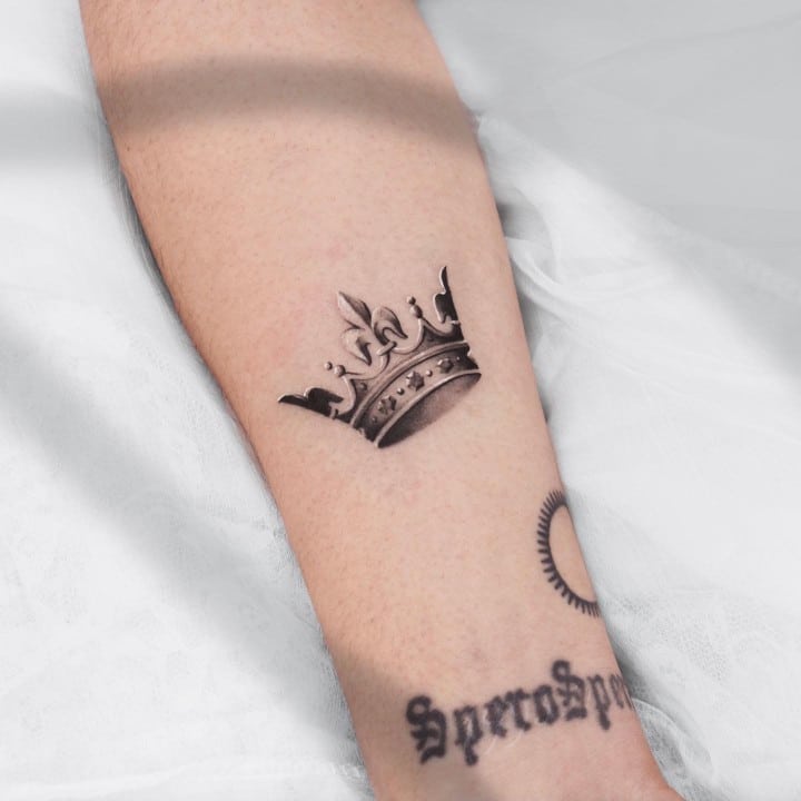 Queen Crown Tattoo