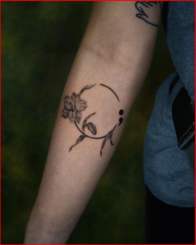 semicolon tattoo meaning 13 reasons why