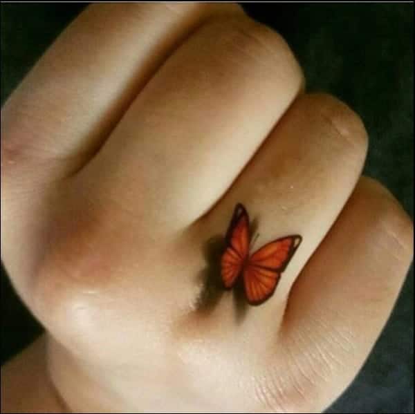 3d butterfly tattoos