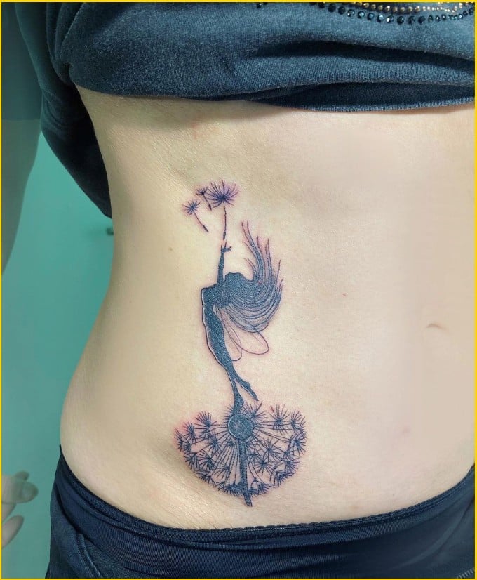 cool dandelion tattoos