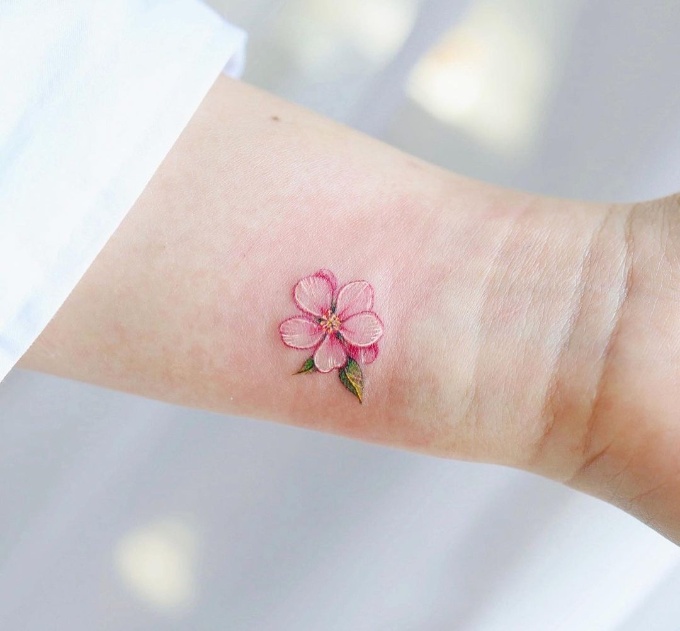 cherry blossom tattoo