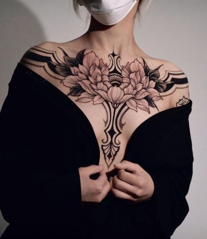 chest tattoo ideas for women