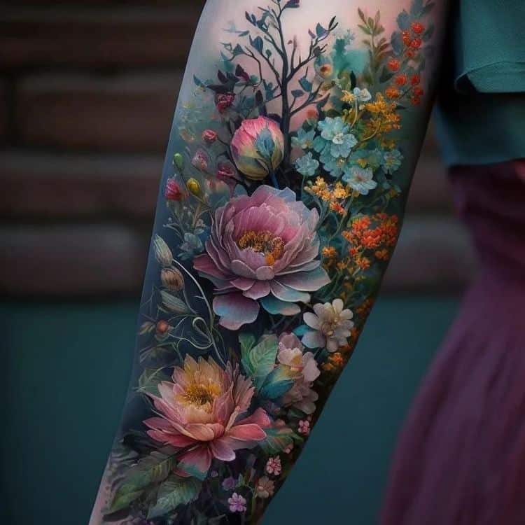 Flower tattoos