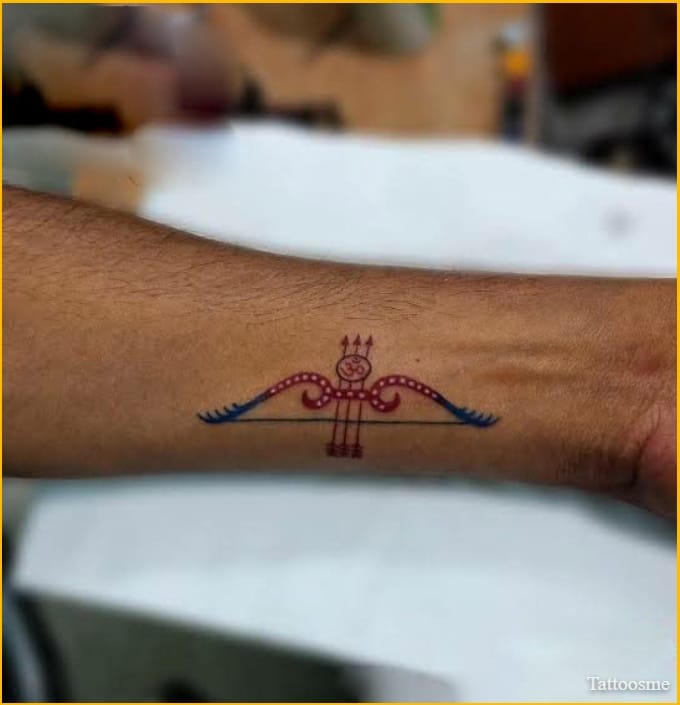 khatu shyam baba tattoo for men