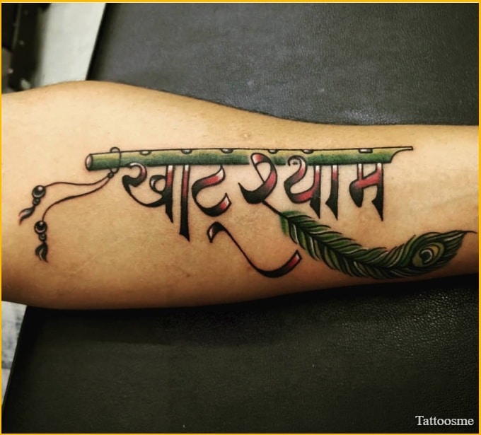 khatu shyam baba tattoo fonts for hands