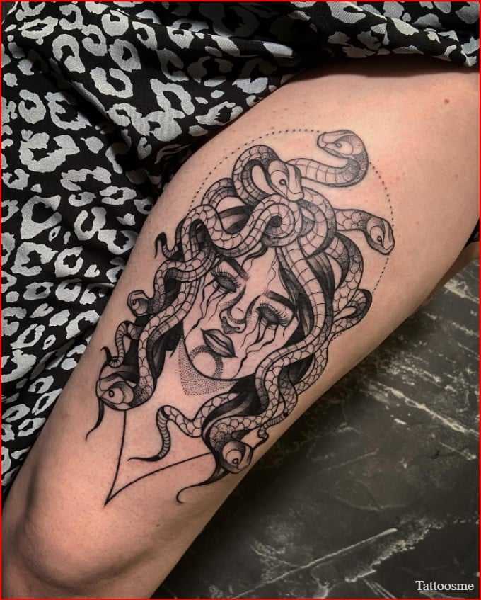 medusa tattoo easy