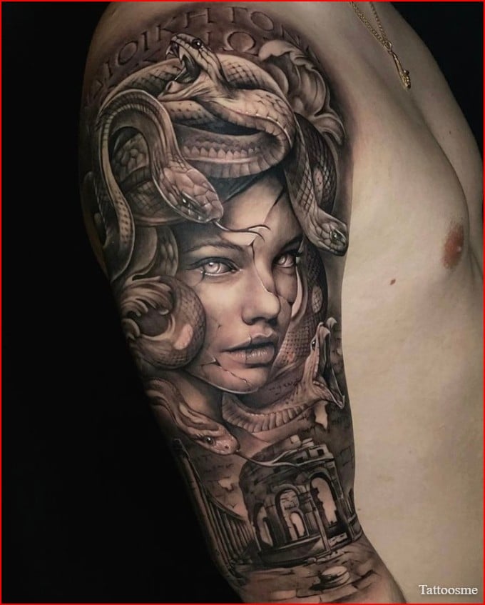 medusa tattoo versace