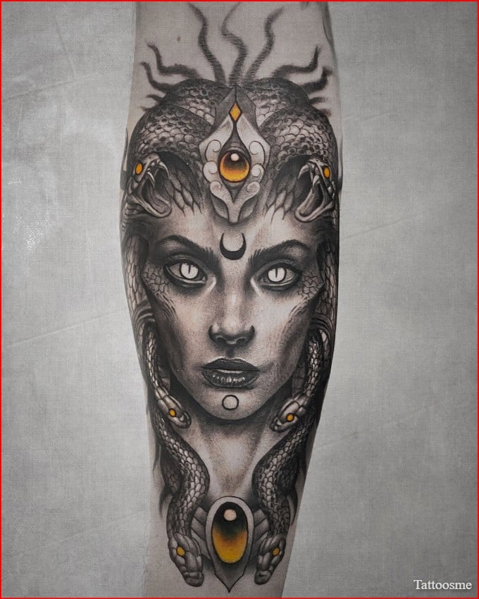 medusa tattoo greek