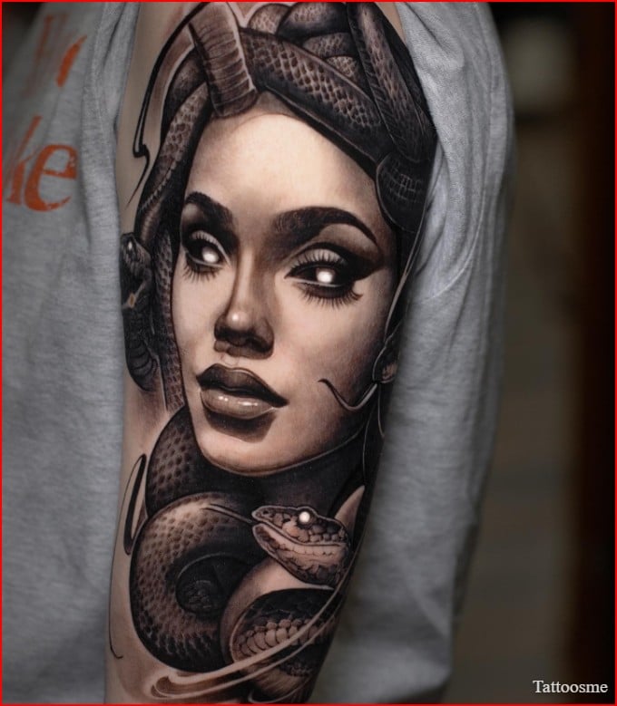 medusa tattoo design