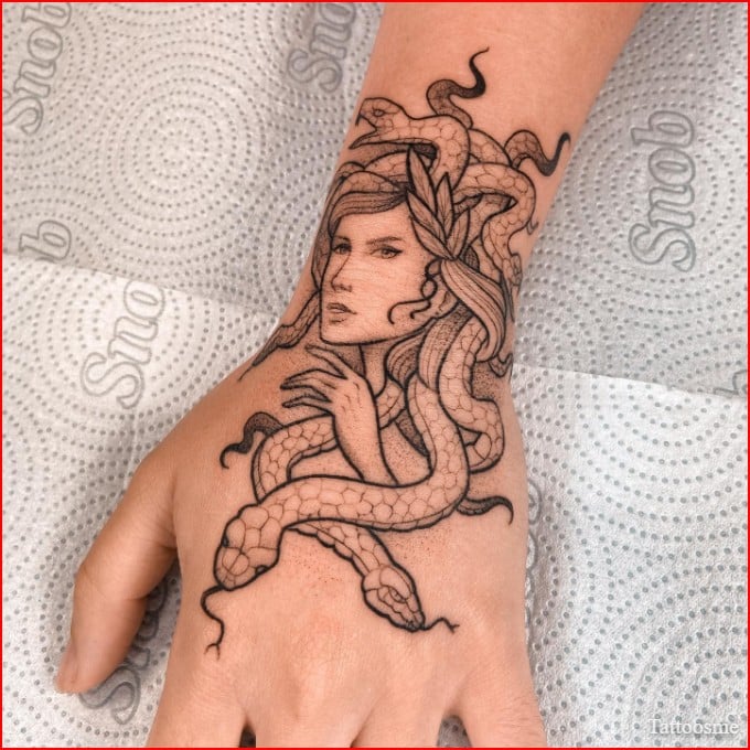 medusa tattoo aesthetic