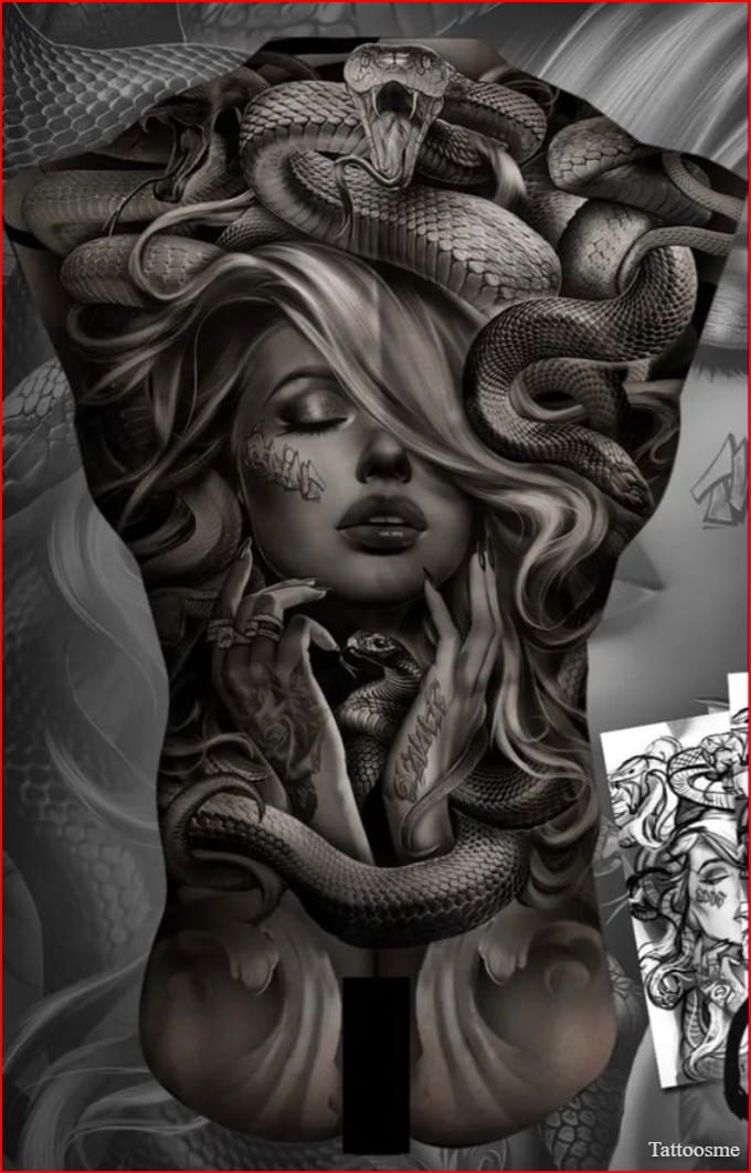 medusa tattoo ideas female