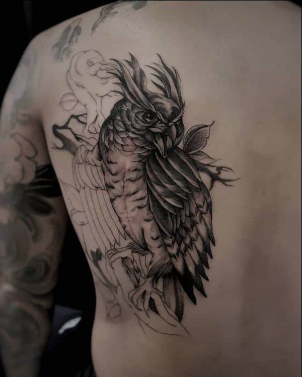 owl tattoos for women