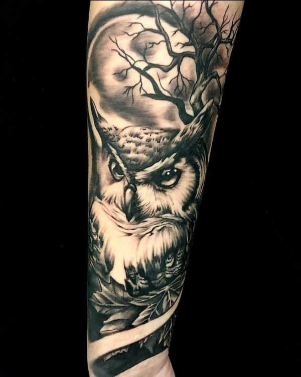nite owl tattoo
