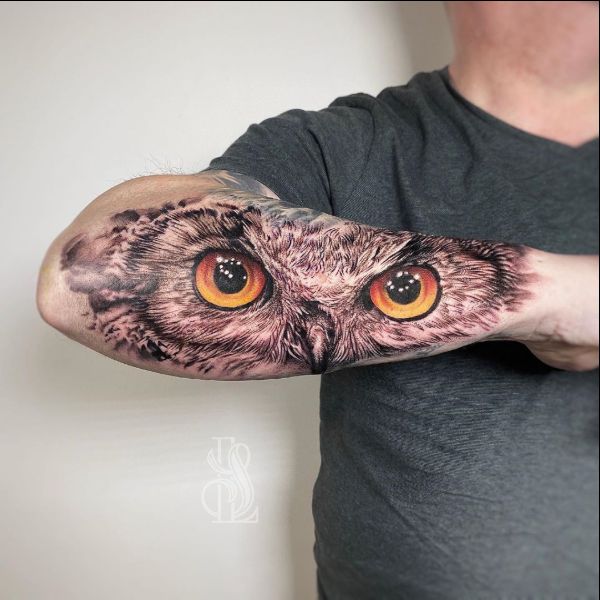 owl tattoos for men